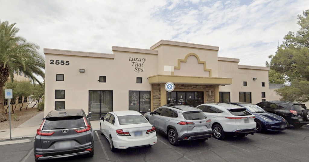 Exterior of Luxury Thai Spa in Las Vegas, Nevada, United States