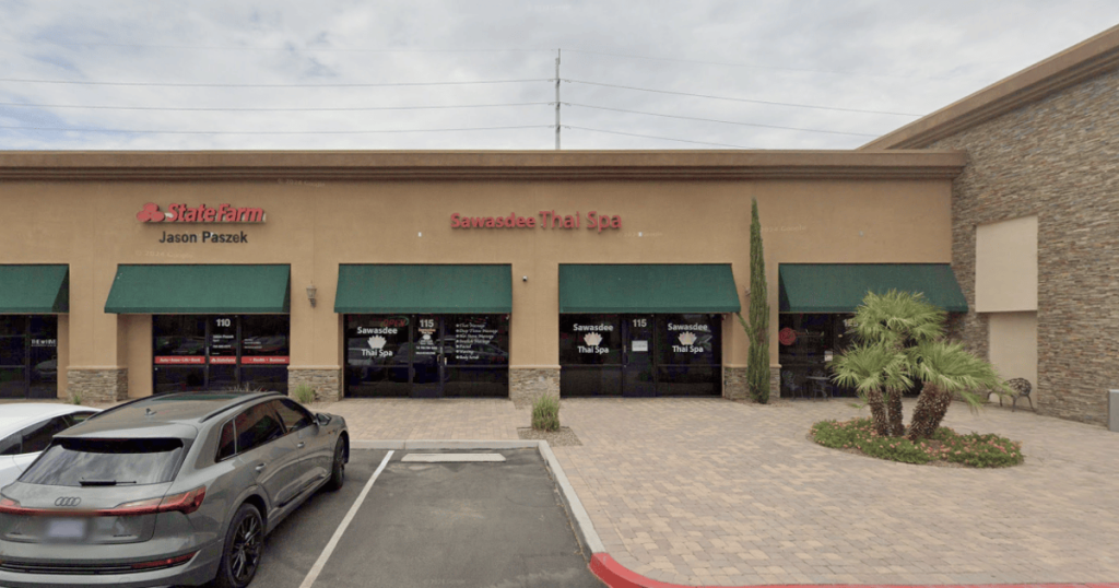 Exterior of Sawadee Thai Spa in Las Vegas, Nevada, United States