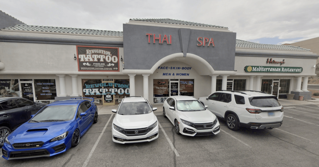 Exterior of Thai Spa in Las Vegas, Nevada, United States